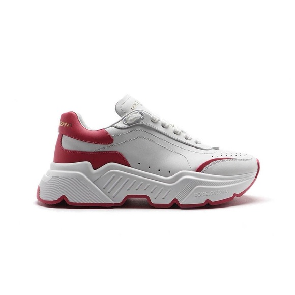 Dolce & Gabbana shoes sneakers pink and white size 40 - Picture 1 of 11